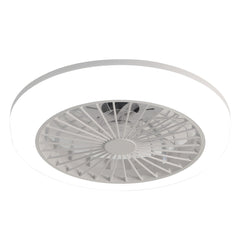 Bladeless Ceiling Fan With Light And Remote Control - White