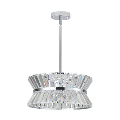 Modern Round Crystal Chandelier Luxury Ceiling Light for Living Room Decor