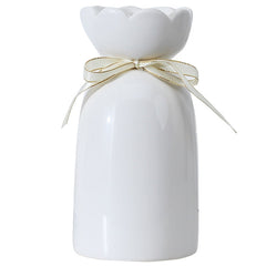 European Ribbon Ceramic Vase for Dining Table and Home Decoration