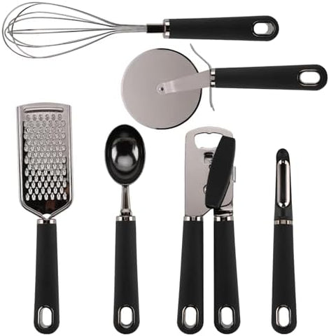 Country Kitchen 6 Pc Stainless Steel Gadget Set