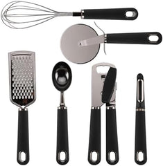 Country Kitchen 6 Pc Stainless Steel Gadget Set