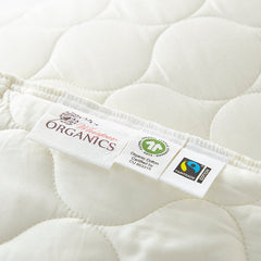 Organic Cotton Quilted Pillow Protectors