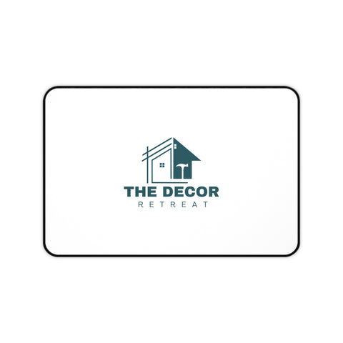 Desk Mat — The Decor Retreat Logo Desk Pad (Office Mousepad, Minimal Home Décor)