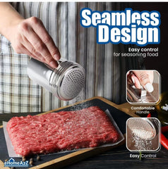 304 Stainless Steel Seasoning Powder Dispenser with Curved Handle Shaker