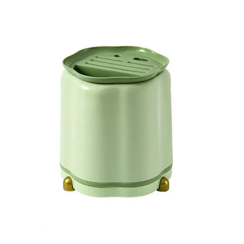 360 Degree Rotating Knife Holder with Large Capacity Kitchen Storage Rack