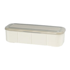 Japanese Minimalist Seasoning Box with Lid Multi Grid Kitchen Organizer