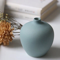 Modern Ceramic Vase Set Three Piece Floral Decor for Living Room
