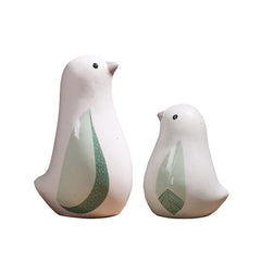 Nordic Cute Ceramic Bird Ornaments for Living Room Home Decoration