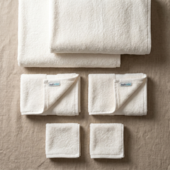 Luxury Organic Bath Six Piece Towel Set | Soft, Plush, Eco-Friendly Towels