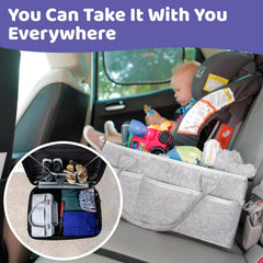 Portable Baby Diaper Caddy Organizer Storage Bag for Nursery and Car