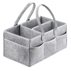 Portable Baby Diaper Caddy Organizer Storage Bag for Nursery and Car