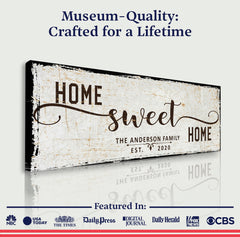 Home Sweet Home Sign