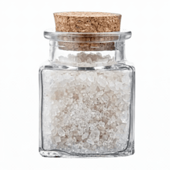 Clear Glass Herb Storage Jars with Cork Lids 10 Piece Set