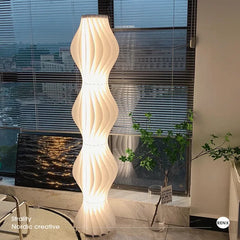 Modern Nordic Grass Skirt LED Floor Lamp for Bedroom Living Room