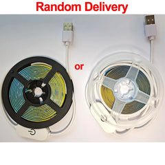 USB COB LED Strip Light Touch Dimmable Flexible TV Backlight Lamp