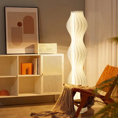Modern Nordic Grass Skirt LED Floor Lamp for Bedroom Living Room