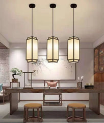 Modern Chinese Pendant Light Fixture for Living Dining Room and Entrance