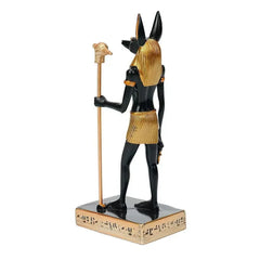 Anubis Egyptian God Resin Statue Decorative Figurine for Home Office Decor