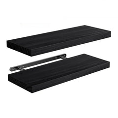 Solid Wood Solid Wooden Floating Shelves Wall Mounted Storage Rack Wall Mounted Bookshelf Floating Design Book Shelf