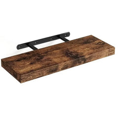 Solid Wood Solid Wooden Floating Shelves Wall Mounted Storage Rack Wall Mounted Bookshelf Floating Design Book Shelf