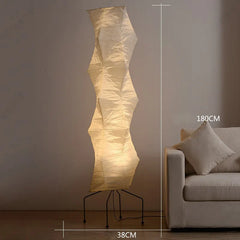 Creative LED Rice Paper Floor Lamp for Bedroom Living Room Decor