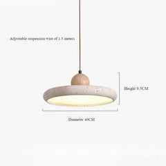 Yellow Cave Stone LED Chandelier Decorative Light for Modern Interior Spaces