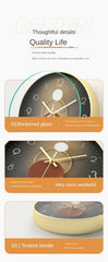 Nordic Style Home Decorative Wall Clock 8"