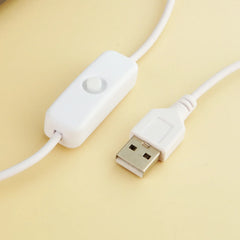 Natural Wood LED Table Lamp USB Powered Minimalist Bedside Night Light