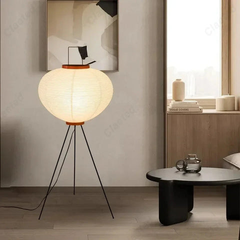 Creative LED Rice Paper Floor Lamp for Bedroom Living Room Decor