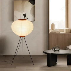 Creative LED Rice Paper Floor Lamp for Bedroom Living Room Decor