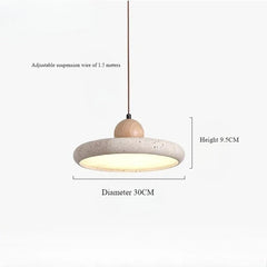 Yellow Cave Stone LED Chandelier Decorative Light for Modern Interior Spaces
