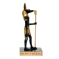 Anubis Egyptian God Resin Statue Decorative Figurine for Home Office Decor
