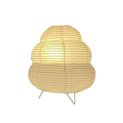 Nordic Paper Lantern Table Lamp Japanese Style LED Bedside Night Light