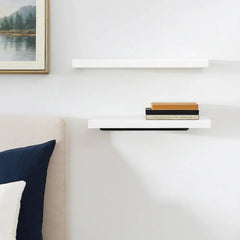 Solid Wood Solid Wooden Floating Shelves Wall Mounted Storage Rack Wall Mounted Bookshelf Floating Design Book Shelf