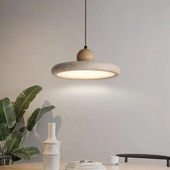 Yellow Cave Stone LED Chandelier Decorative Light for Modern Interior Spaces