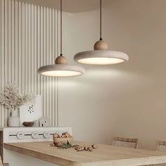 Yellow Cave Stone LED Chandelier Decorative Light for Modern Interior Spaces