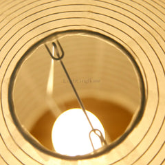 Nordic Paper Lantern Table Lamp Japanese Style LED Bedside Night Light