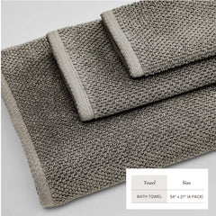 Cotton Textured Bath Towel Set - Acacia Collection