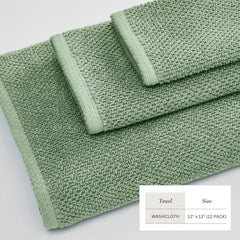 Cotton Textured Bath Towel Set - Acacia Collection