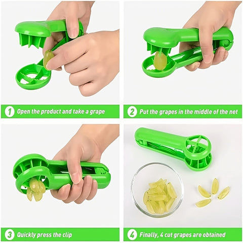 Multifunction Fruit and Vegetable Cutter for Grapes Tomatoes and Strawberries