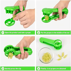 Multifunction Fruit and Vegetable Cutter for Grapes Tomatoes and Strawberries