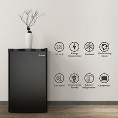 3.2 cu. ft. Mini Dorm Compact Refrigerator