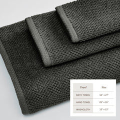 Cotton Textured Bath Towel Set - Acacia Collection