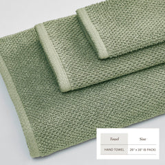 Cotton Textured Bath Towel Set - Acacia Collection