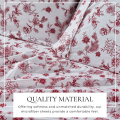 Watercolor Floral Sheet Set - Delia Collection