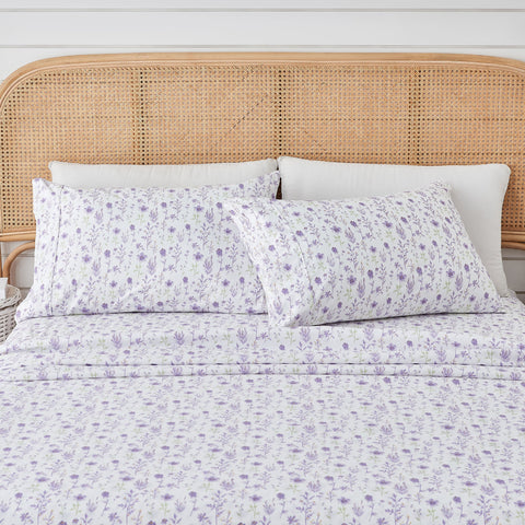 Watercolor Floral Sheet Set - Delia Collection