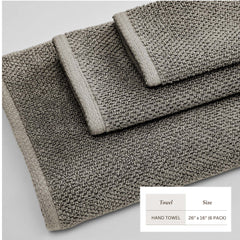 Cotton Textured Bath Towel Set - Acacia Collection