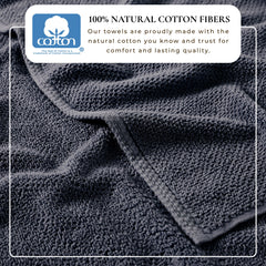 Cotton Textured Bath Towel Set - Acacia Collection